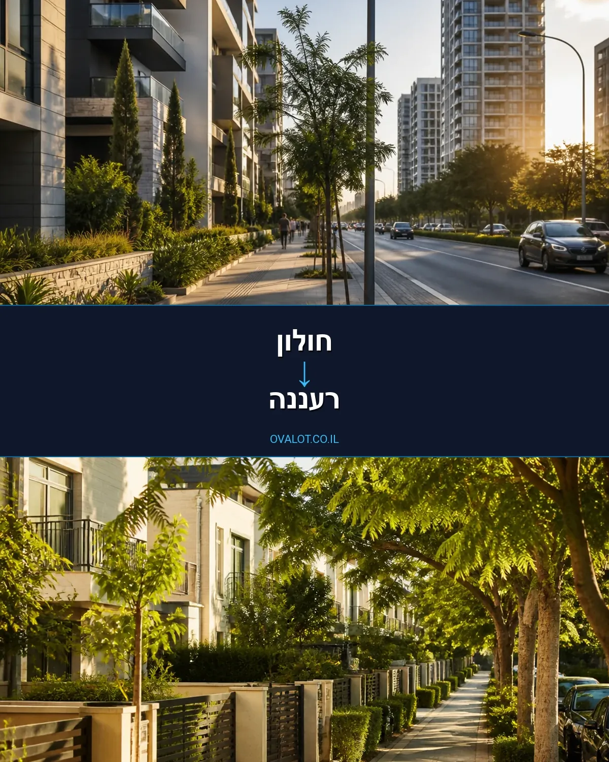 הובלות בתים פרטיים מחולון לרעננה