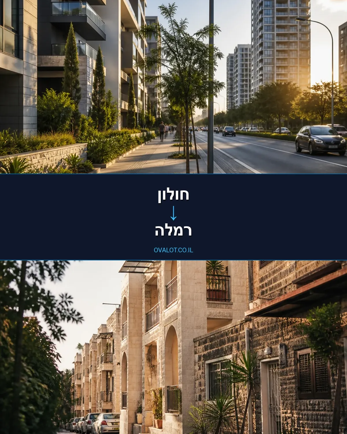 הובלות עם מנוף מחולון לרמלה
