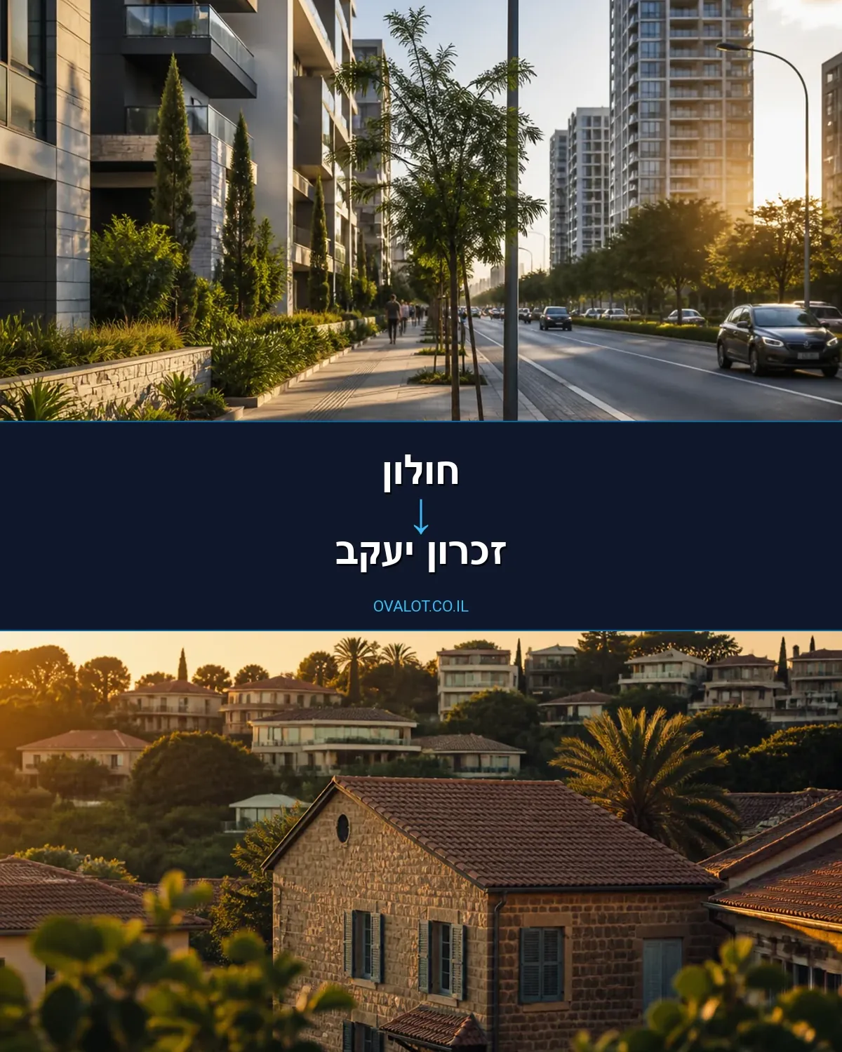 הובלות לילה מחולון לזכרון יעקב