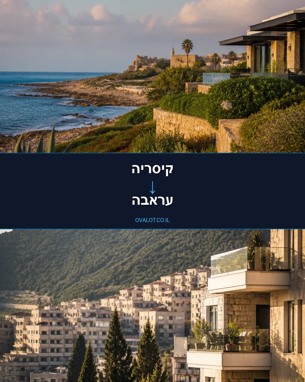 הובלות ללא מעלית מקיסריה לעראבה