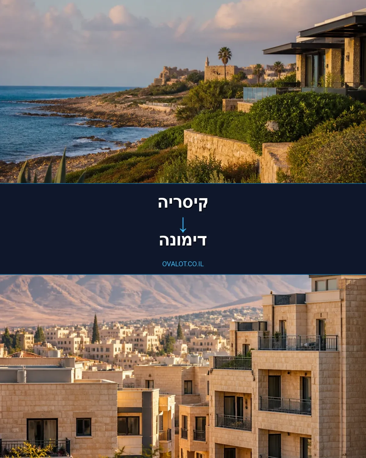 הובלות עם מנוף מקיסריה לדימונה