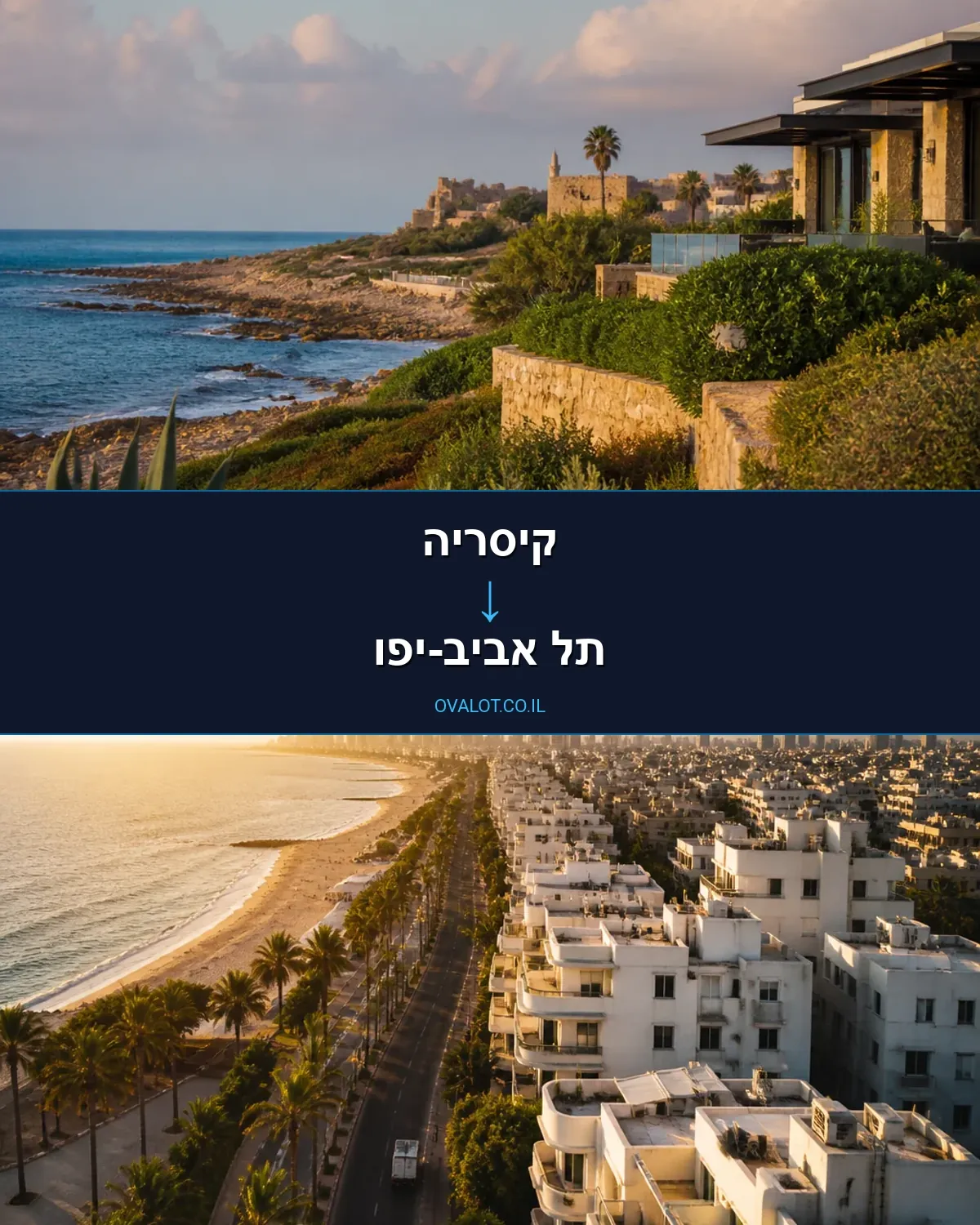 הובלות בתים פרטיים מקיסריה לתל אביב-יפו