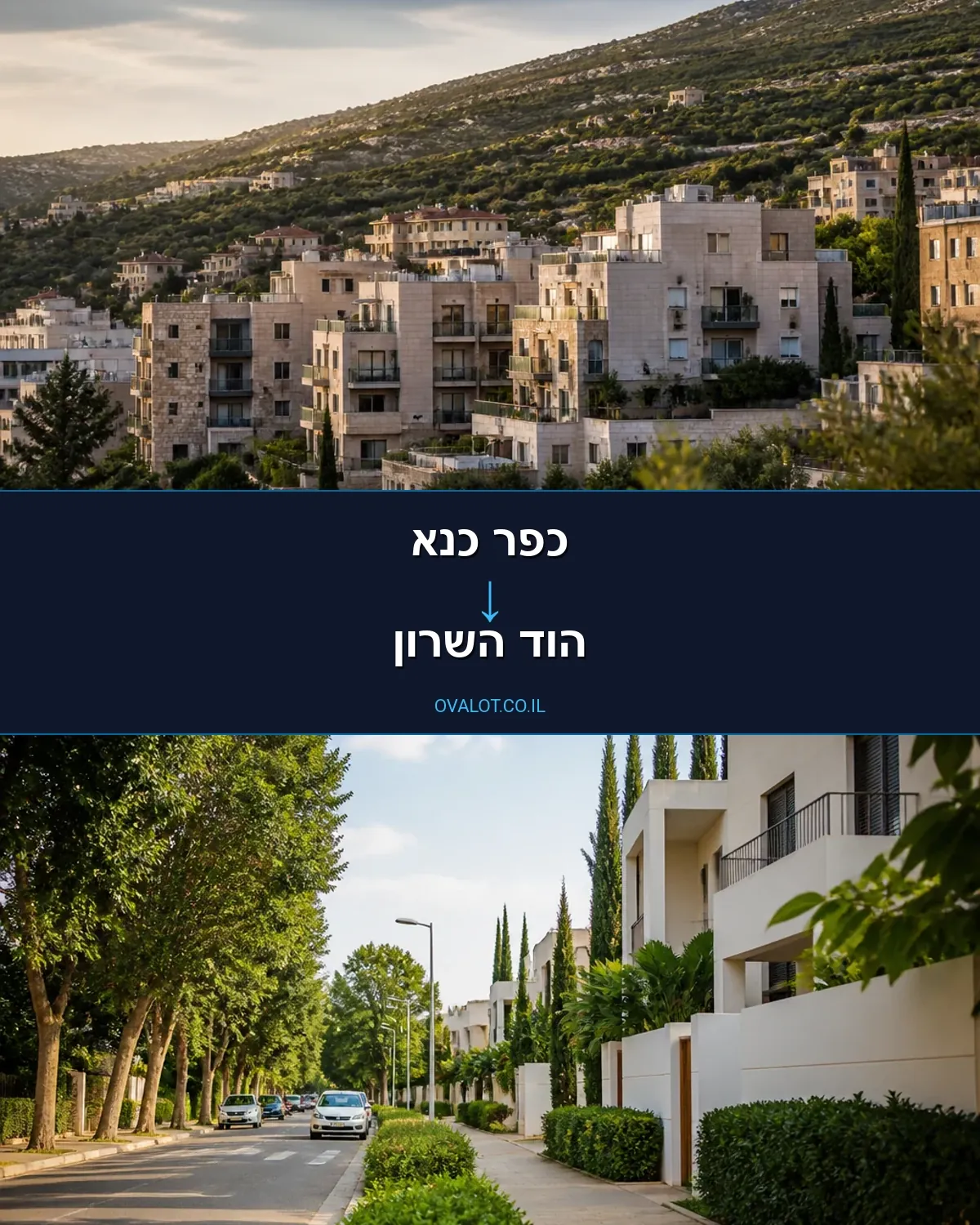הובלות עם מנוף מכפר כנא להוד השרון