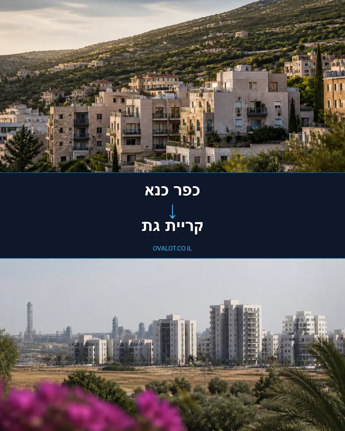 הובלות דירה מכפר כנא לקריית גת