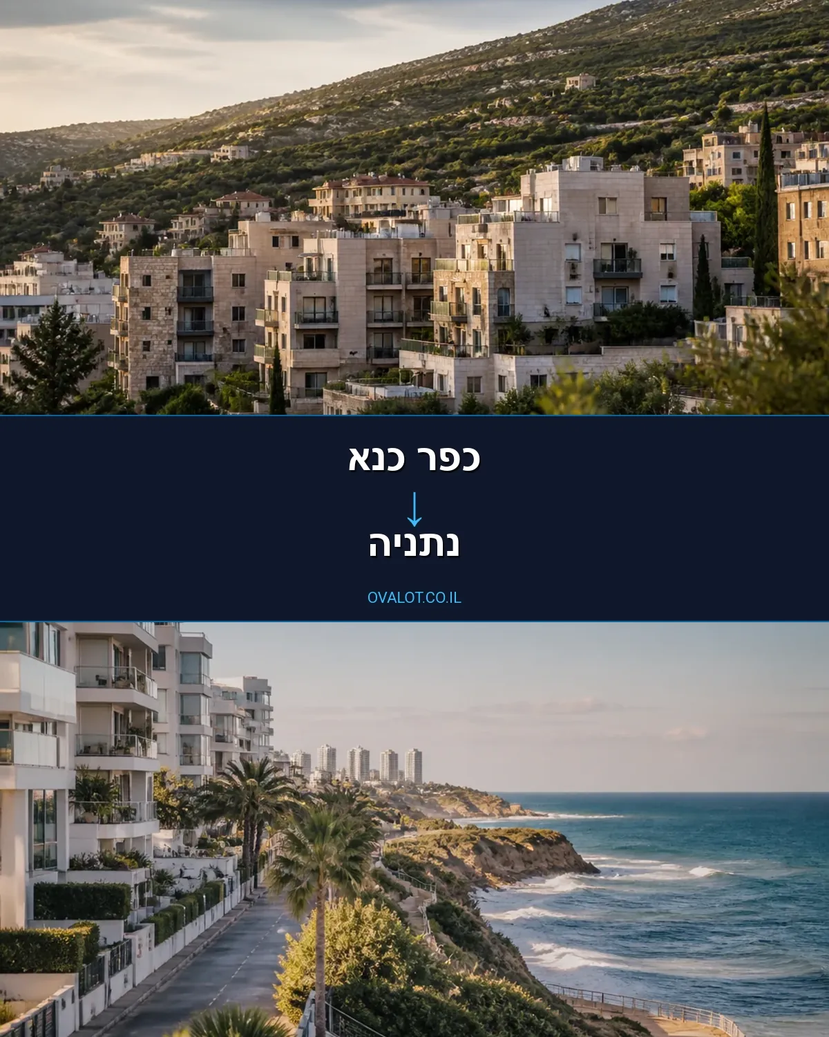 הובלות דירה מכפר כנא לנתניה