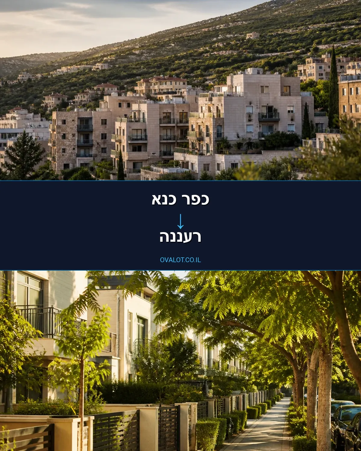 הובלות דירה מכפר כנא לרעננה