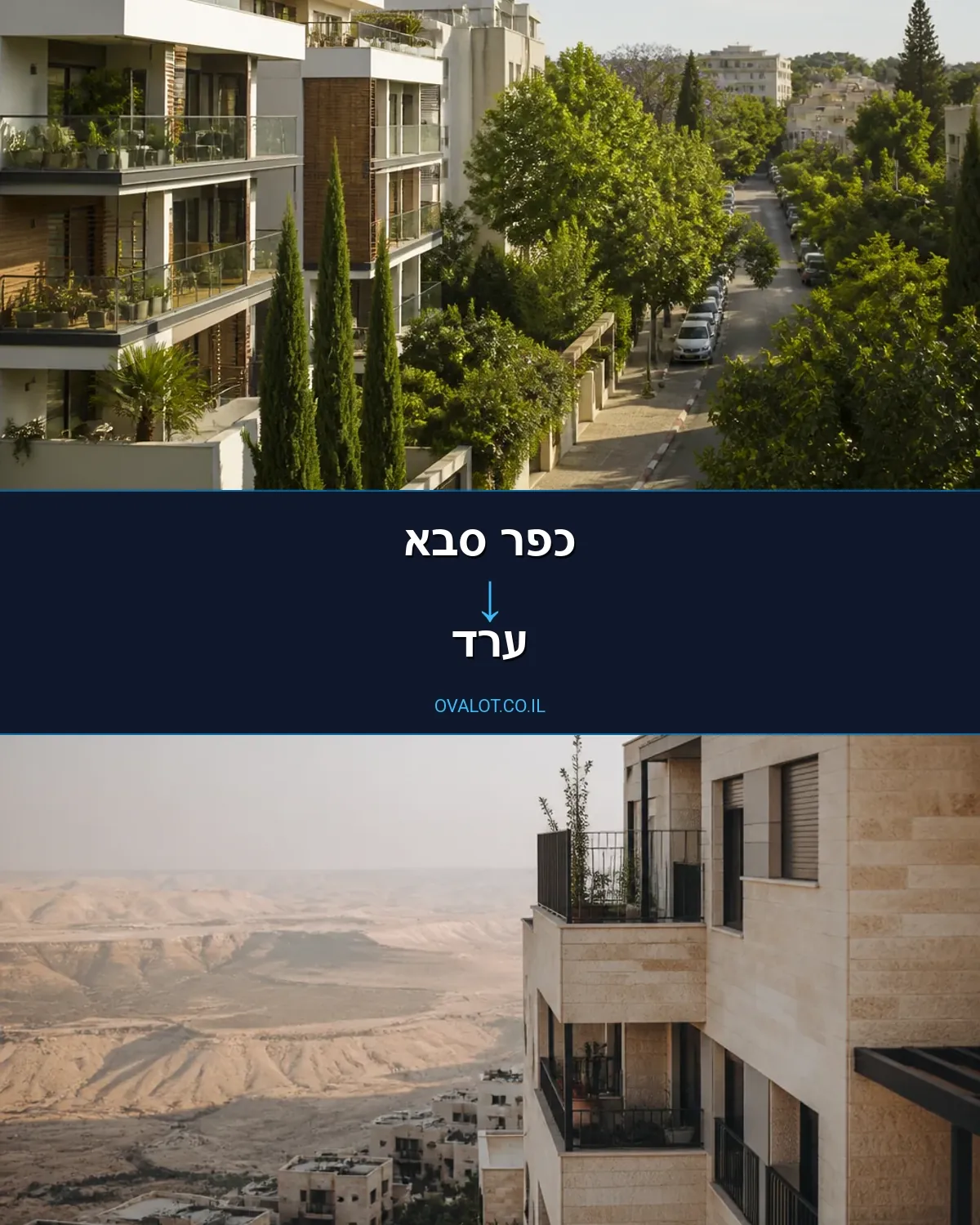 הובלות דירה מכפר סבא לערד