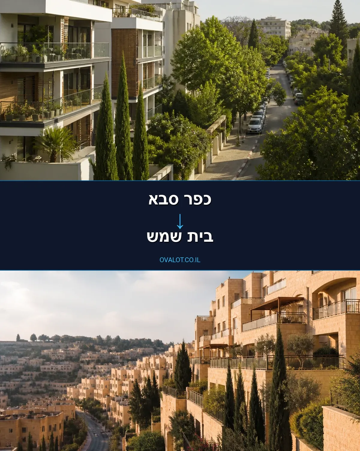 הובלות בתים פרטיים מכפר סבא לבית שמש