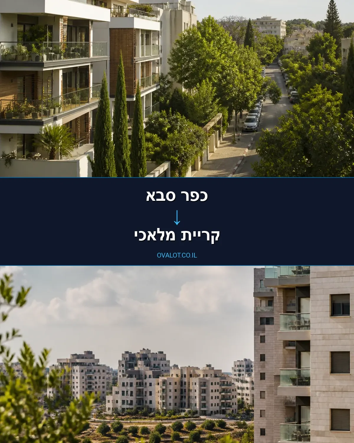 הובלות בתים פרטיים מכפר סבא לקריית מלאכי