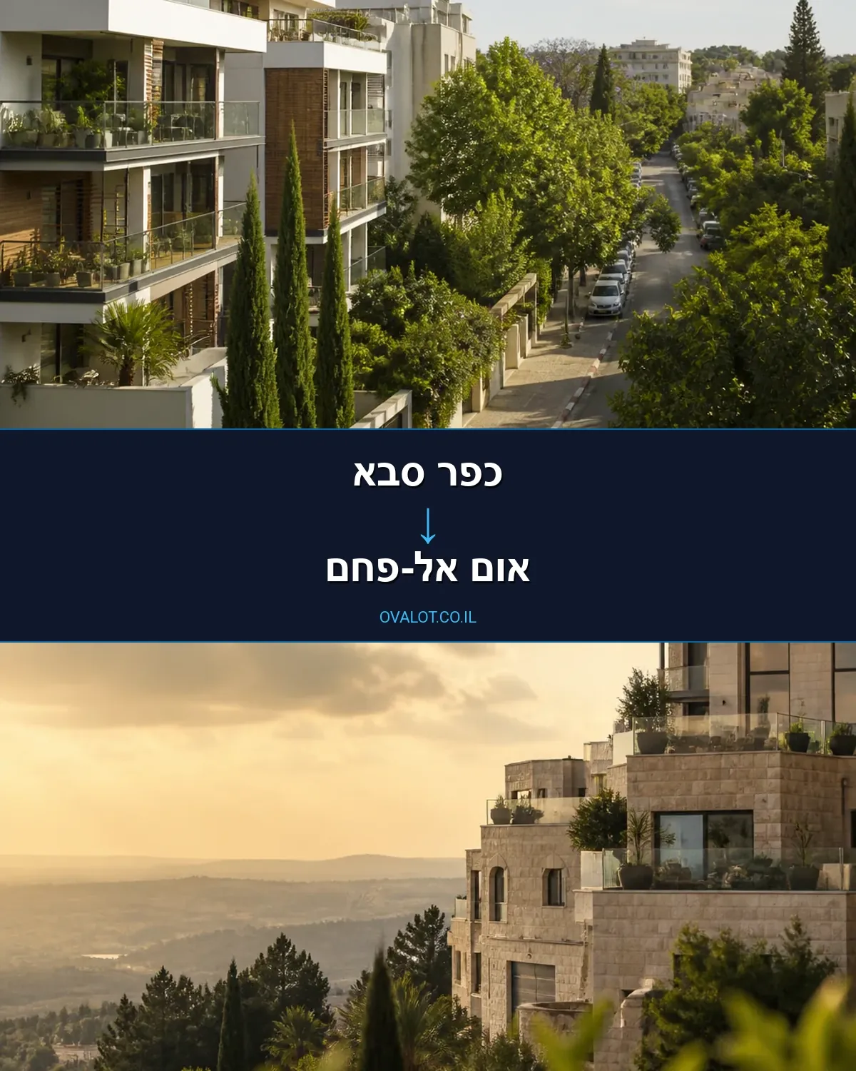 הובלות דירה מכפר סבא לאום אל-פחם