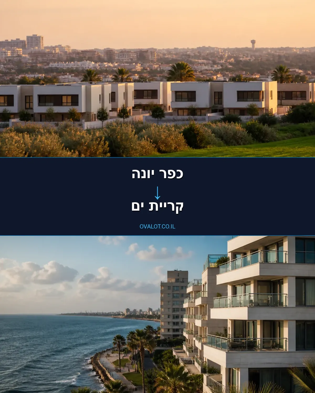 הובלות דירה מכפר יונה לקריית ים