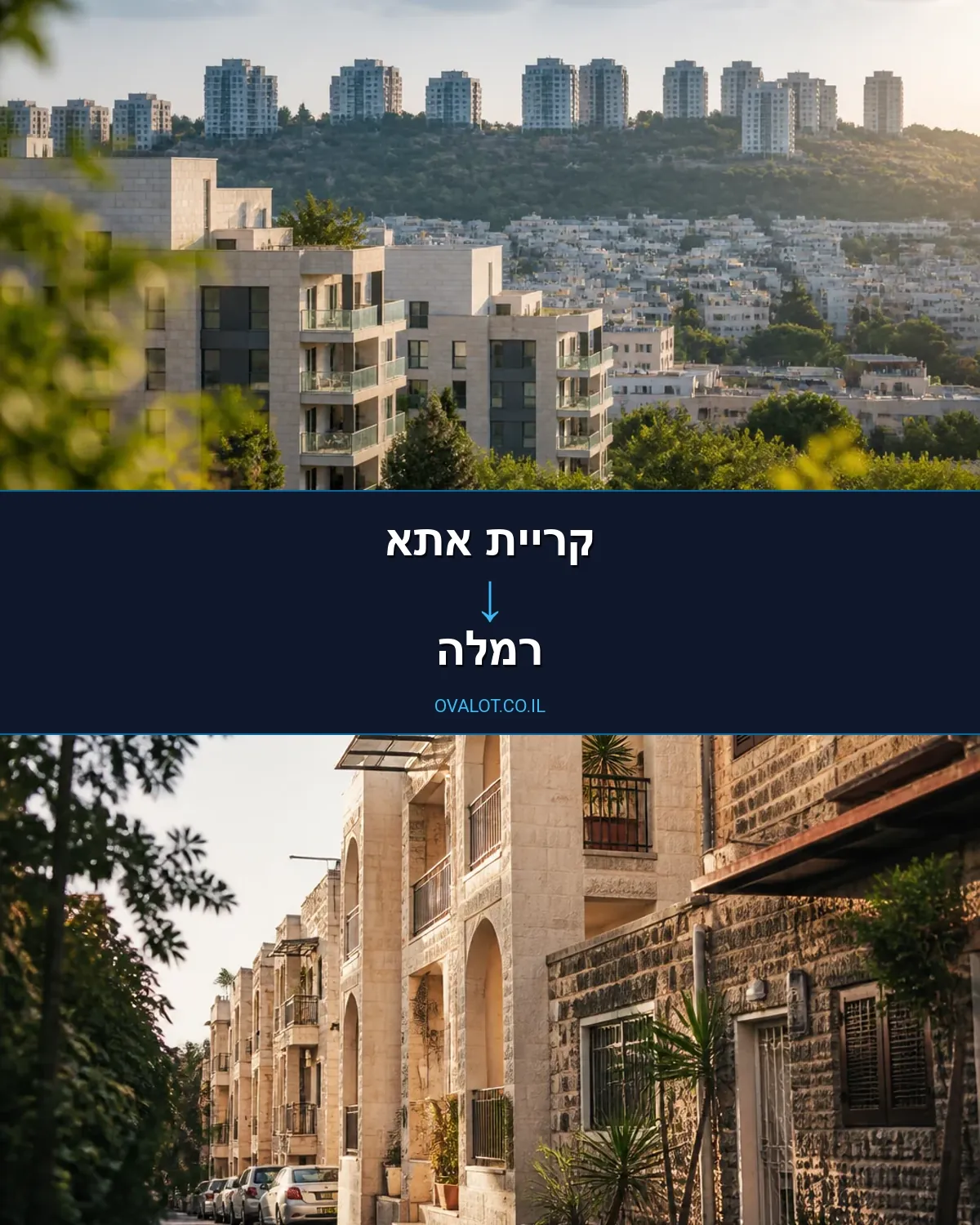 הובלות דירה מקריית אתא לרמלה
