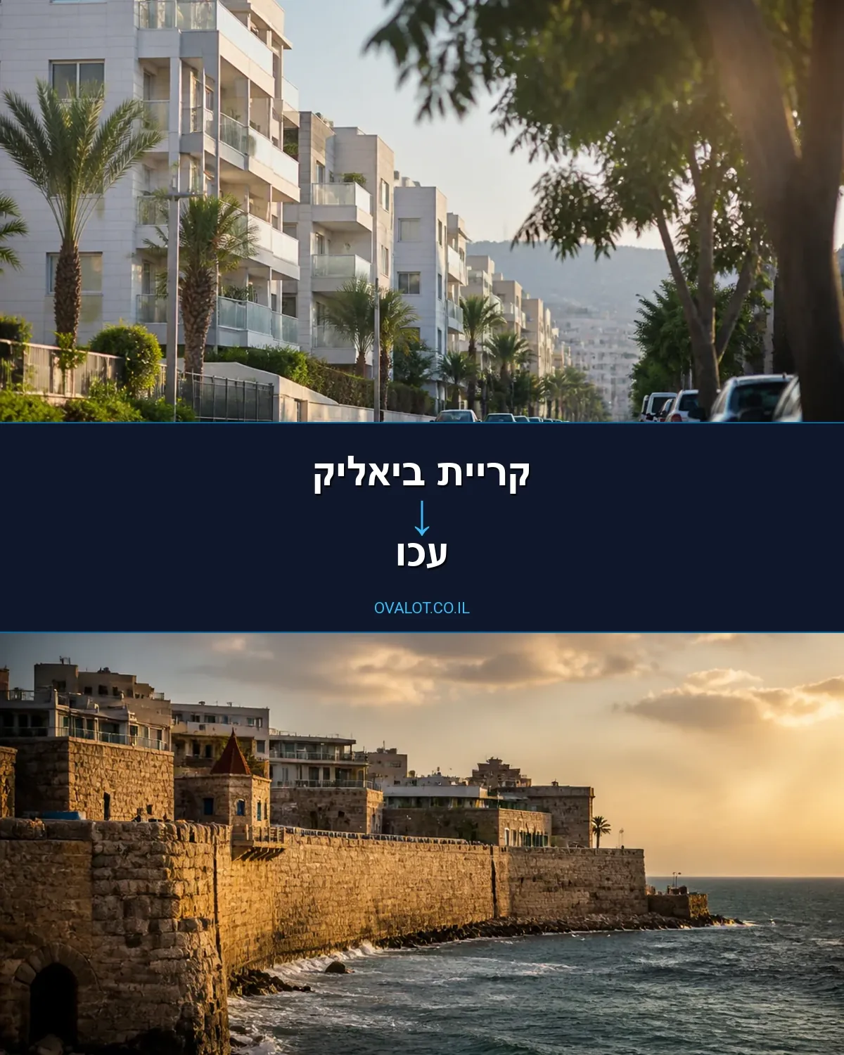 הובלות עם מנוף מקריית ביאליק לעכו
