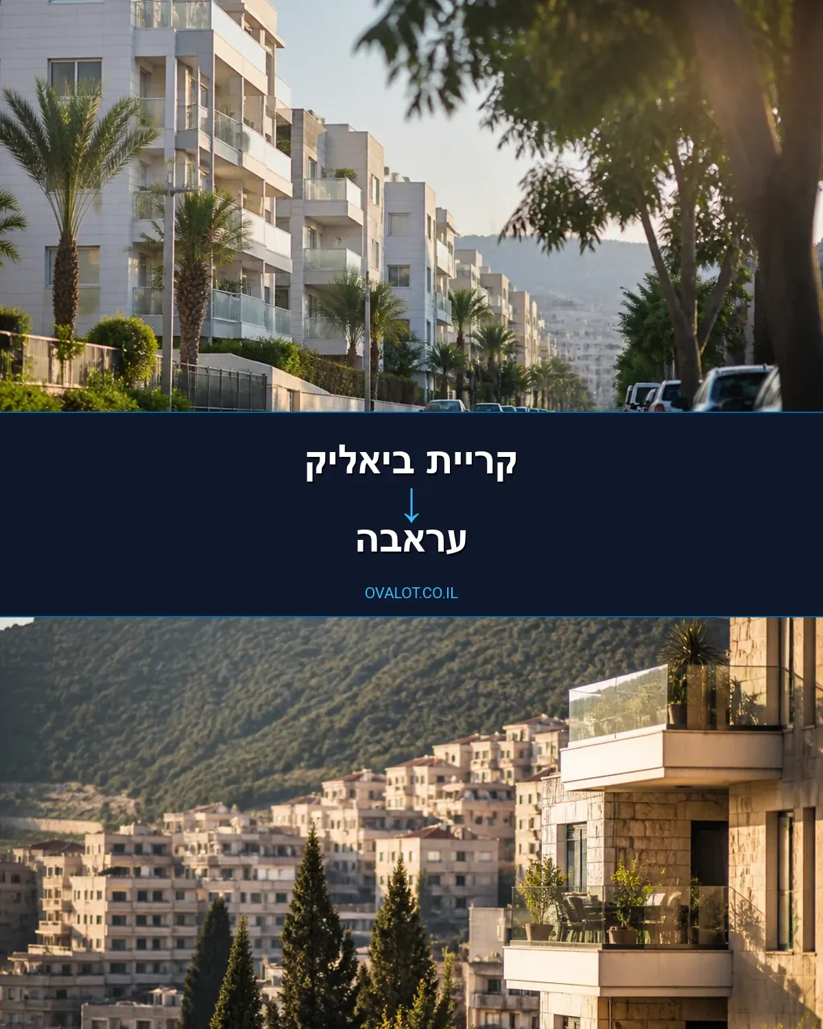 הובלות דירה מקריית ביאליק לעראבה