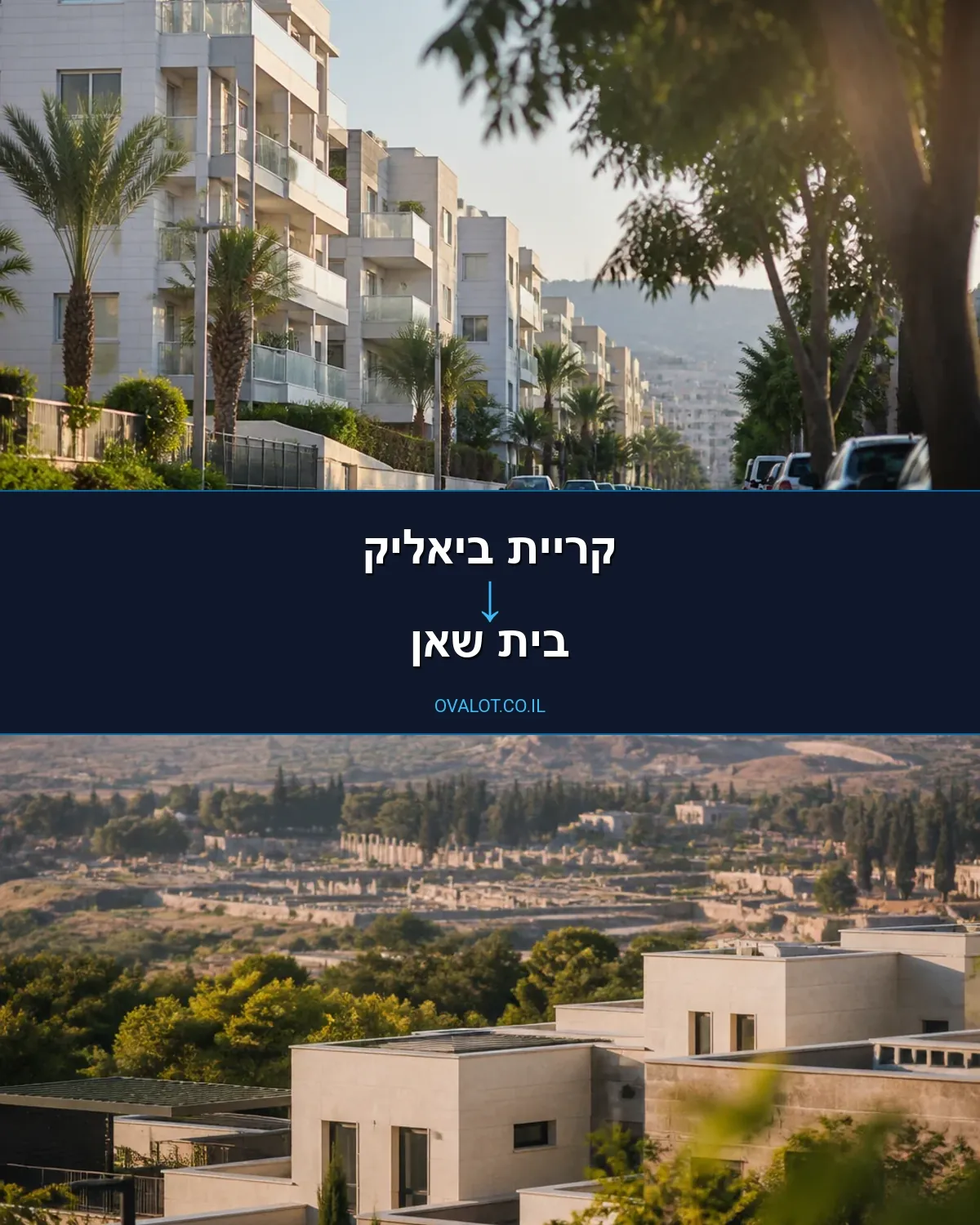 הובלות בתים פרטיים מקריית ביאליק לבית שאן