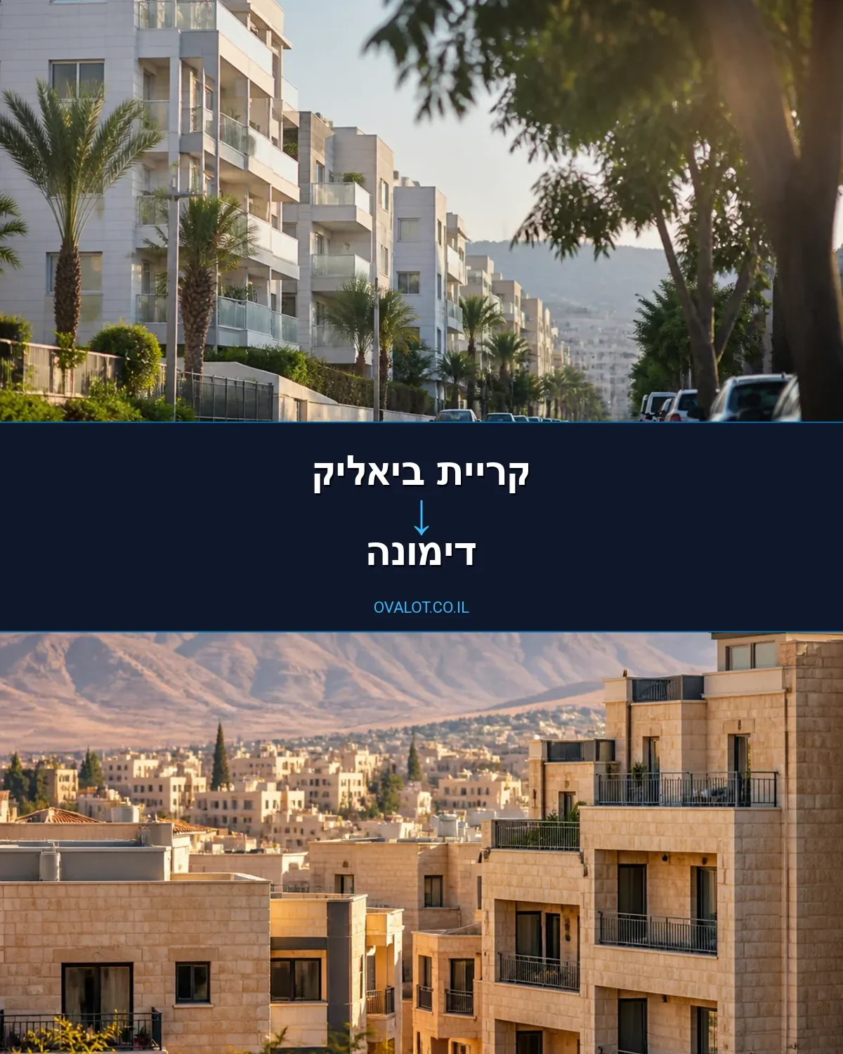 הובלות עם מעלית מקריית ביאליק לדימונה