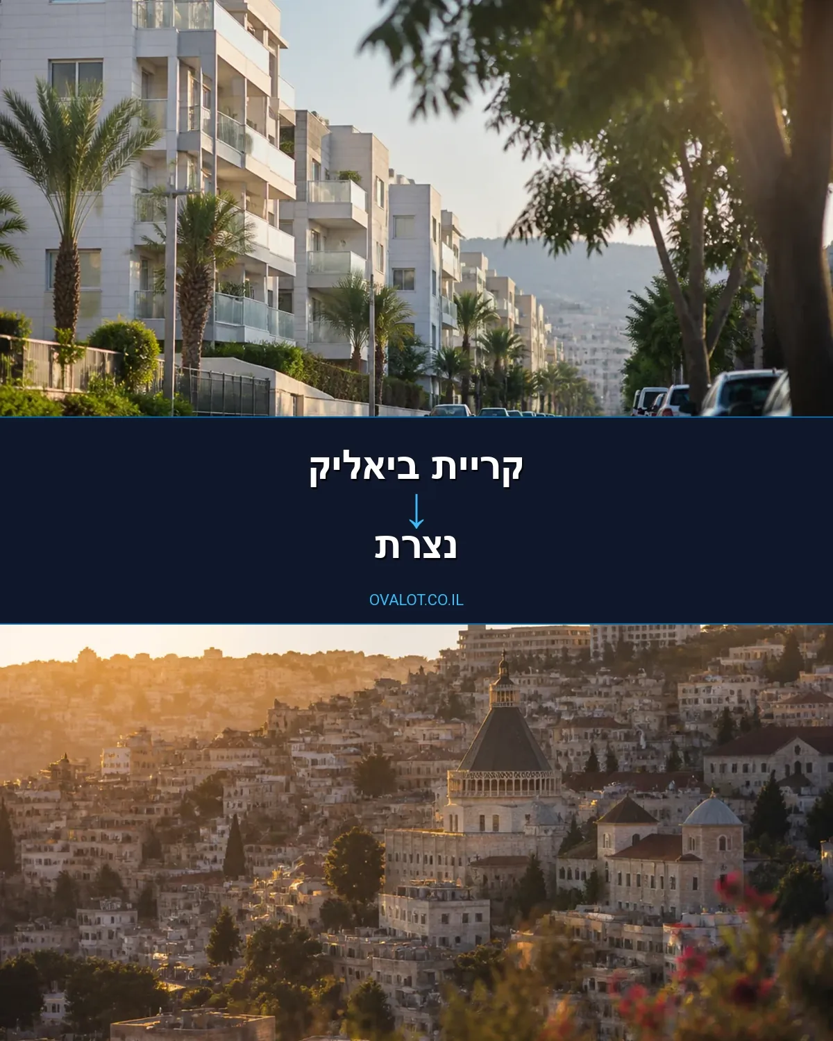 הובלות עם מנוף מקריית ביאליק לנצרת