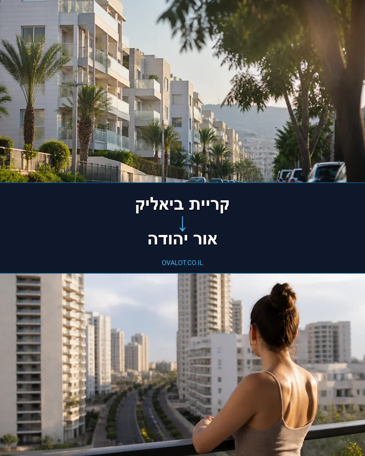 הובלות עם מעלית מקריית ביאליק לאור יהודה