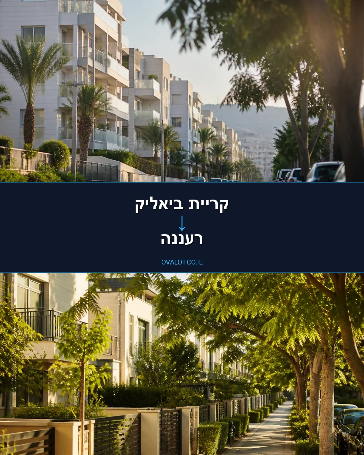 הובלות בתים פרטיים מקריית ביאליק לרעננה