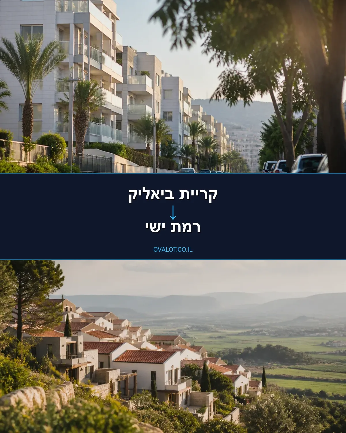 הובלות דירה מקריית ביאליק לרמת ישי