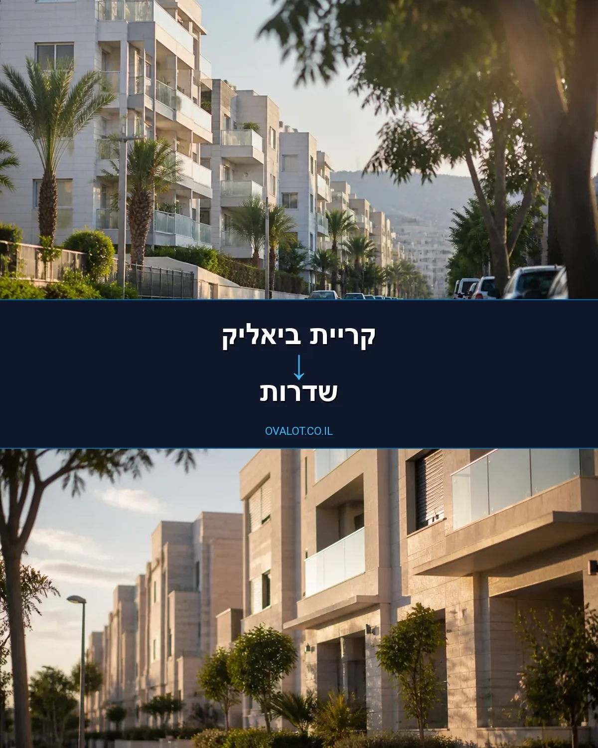 הובלות עם מעלית מקריית ביאליק לשדרות