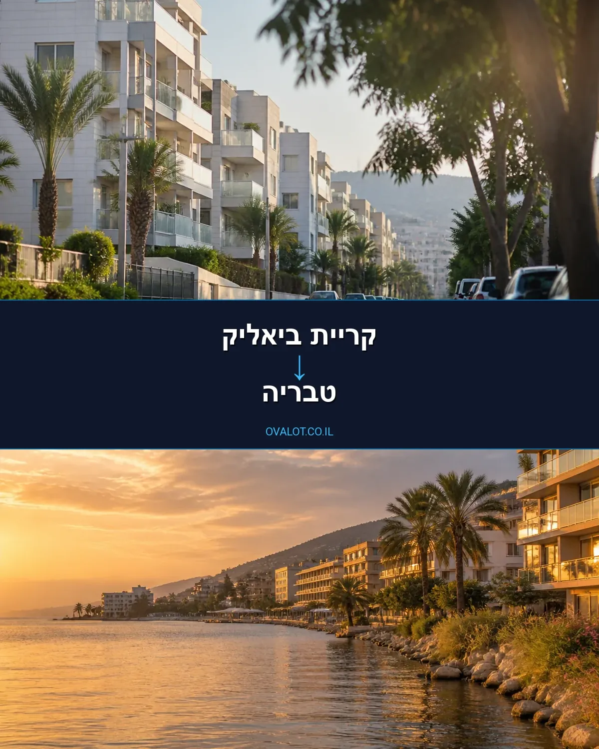 הובלות עם מנוף מקריית ביאליק לטבריה