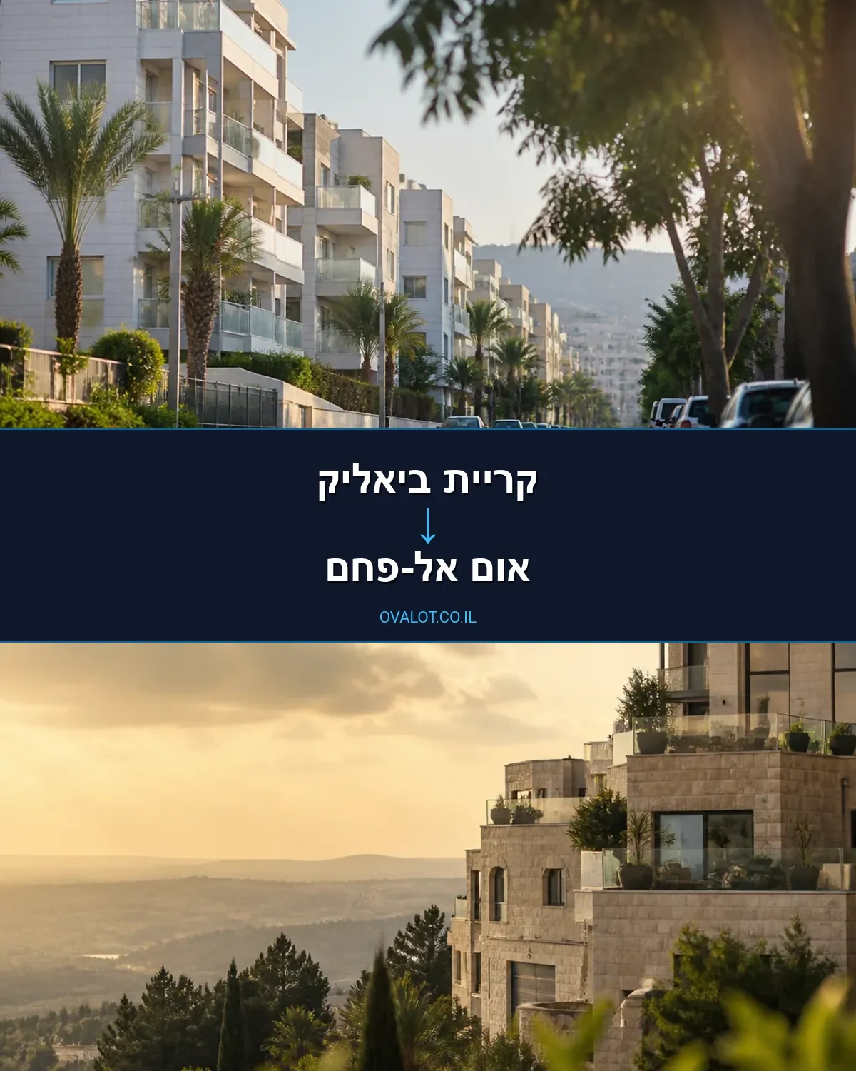 הובלות בתים פרטיים מקריית ביאליק לאום אל-פחם