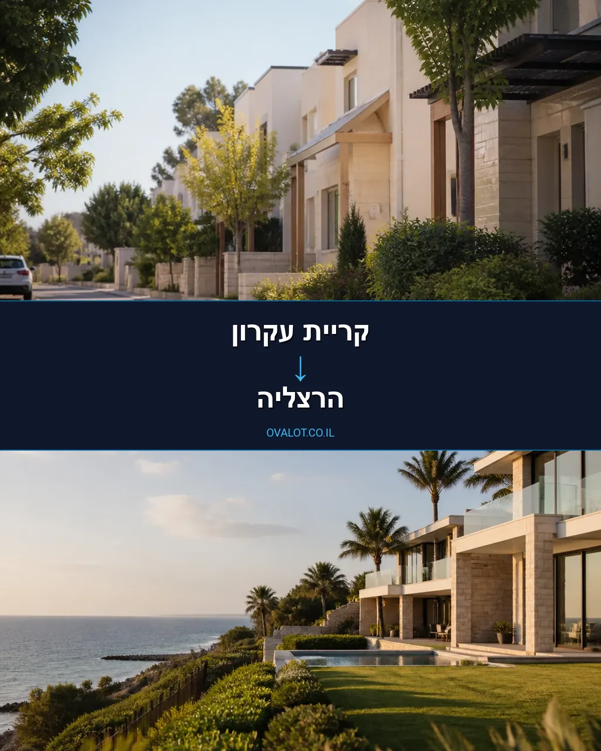 הובלות בתים פרטיים מקריית עקרון להרצליה