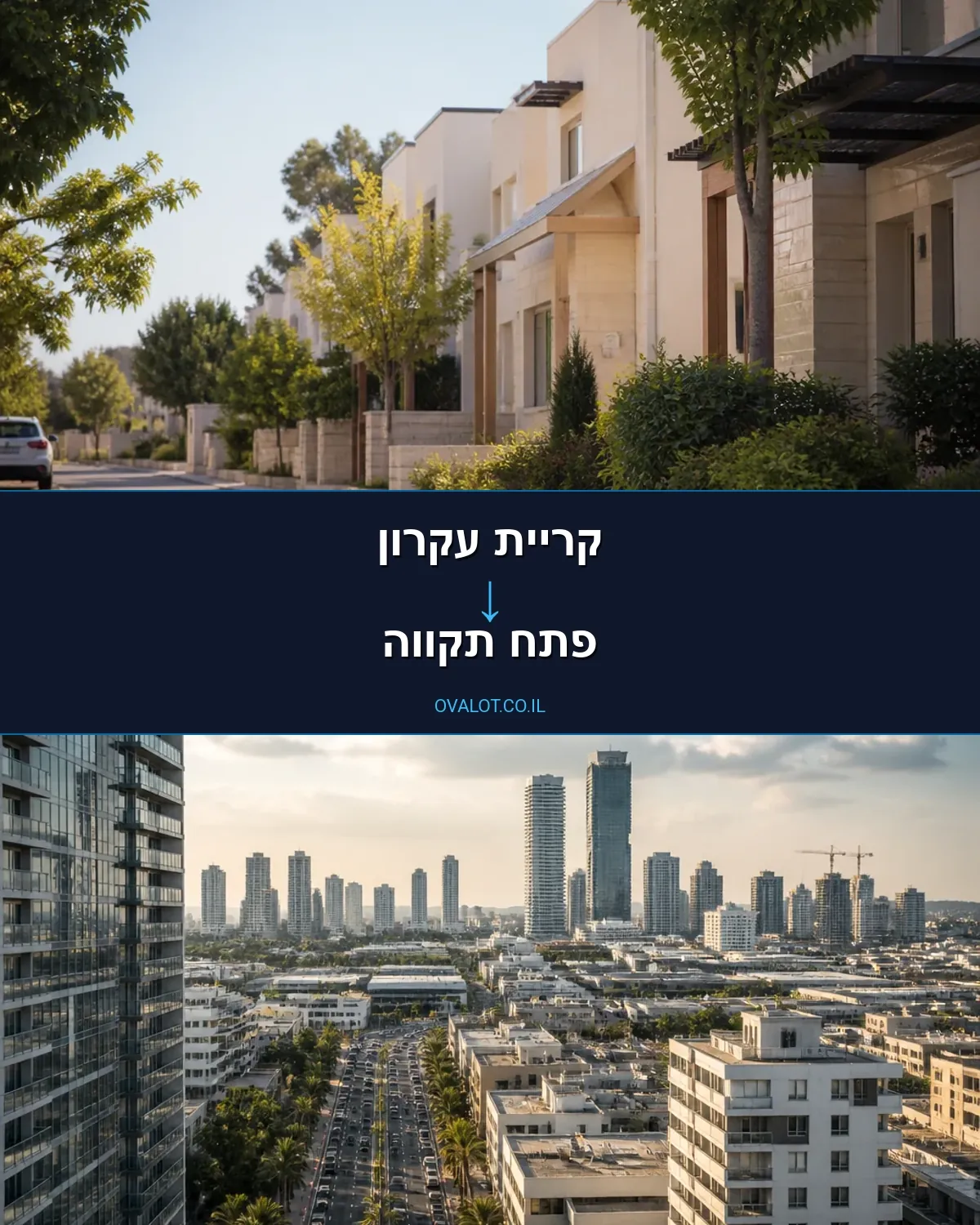 הובלות דירה מקריית עקרון לפתח תקווה