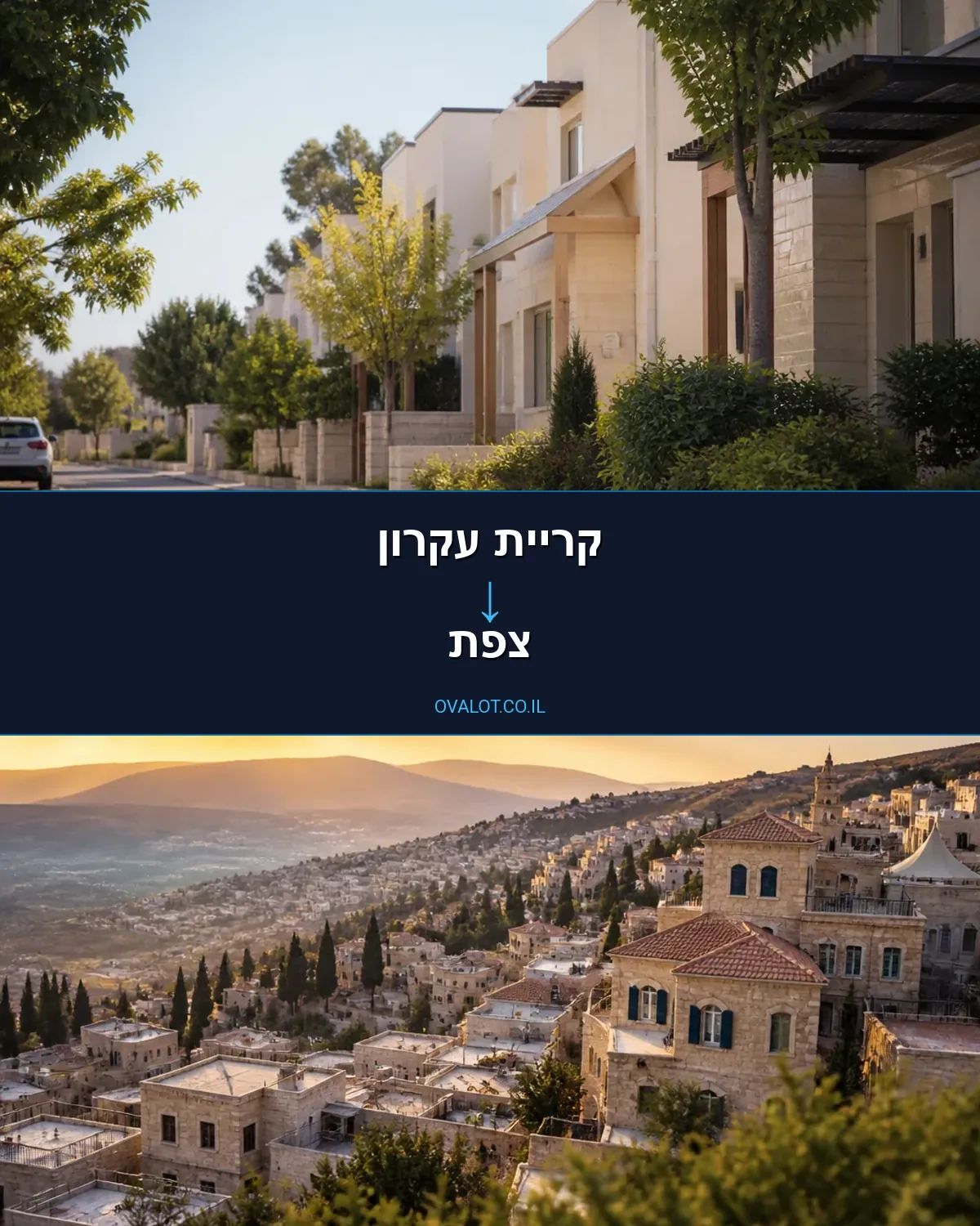 הובלות בתים פרטיים מקריית עקרון לצפת