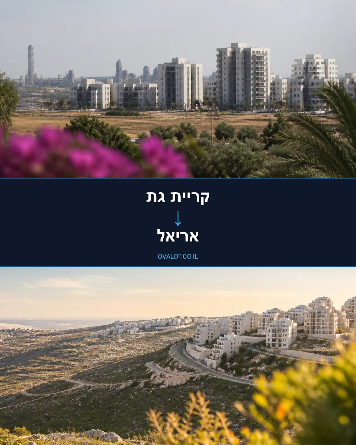 הובלות בתים פרטיים מקריית גת לאריאל