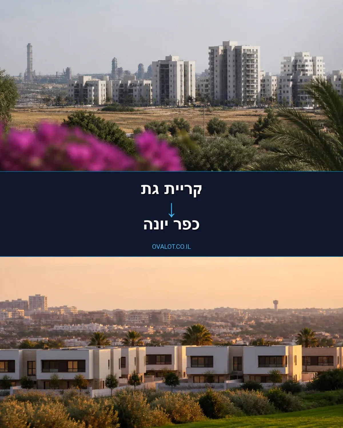 הובלות דירה מקריית גת לכפר יונה