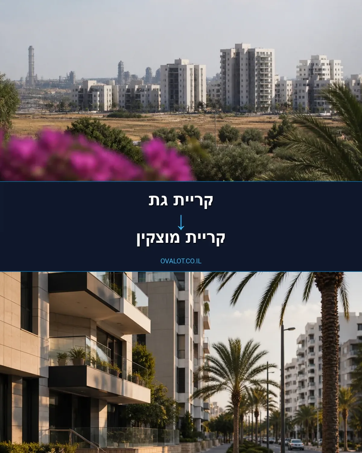 הובלות דירה מקריית גת לקריית מוצקין