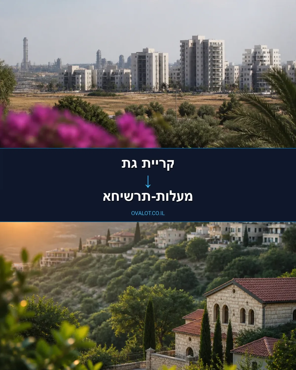 הובלות בתים פרטיים מקריית גת למעלות-תרשיחא