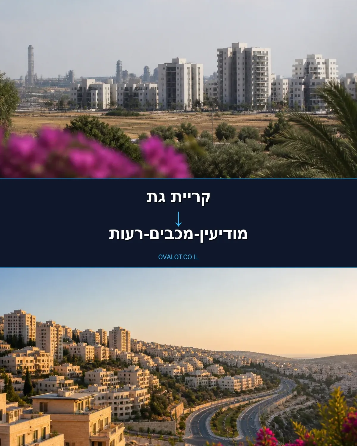הובלות עם מעלית מקריית גת למודיעין-מכבים-רעות