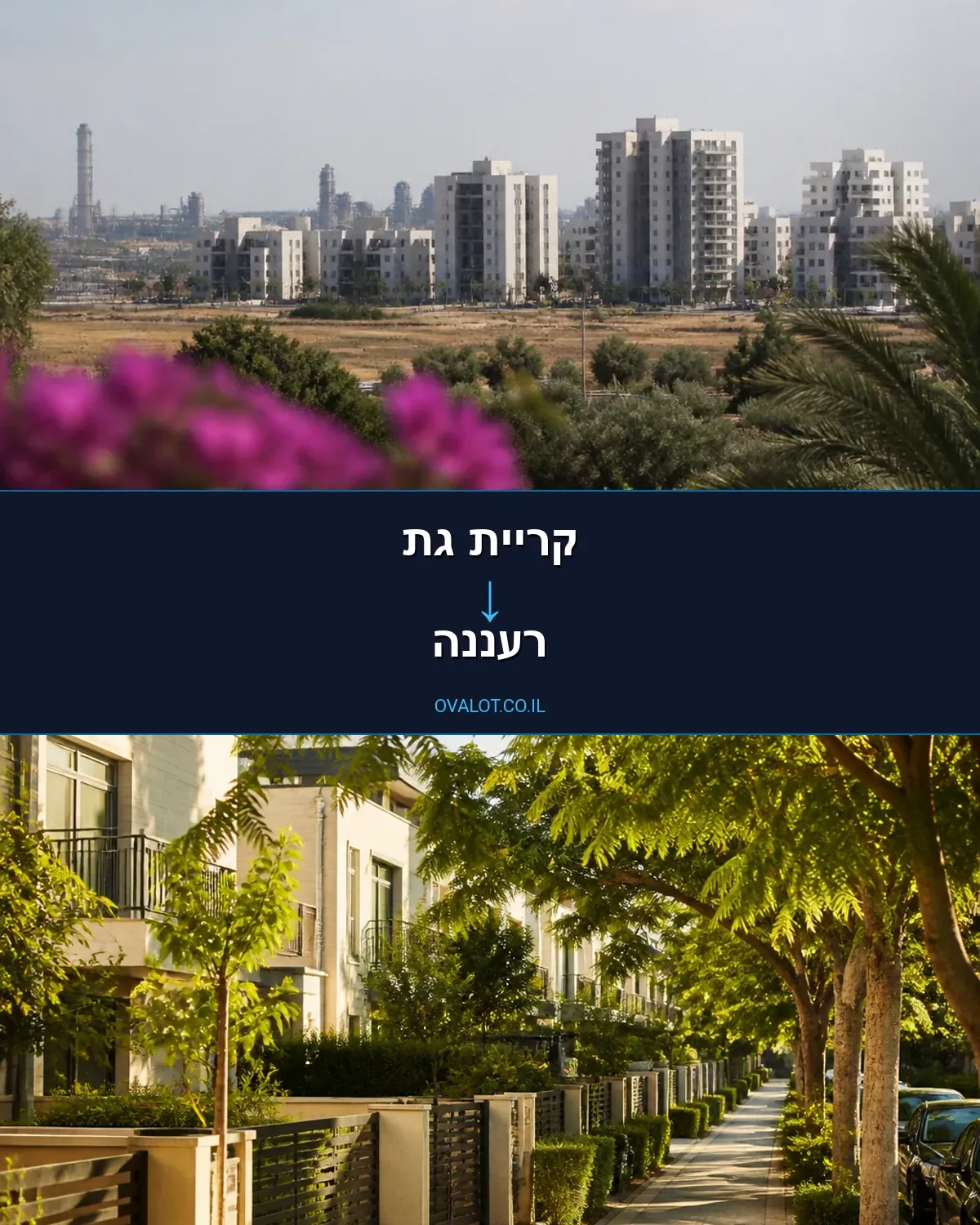 הובלות דירה מקריית גת לרעננה