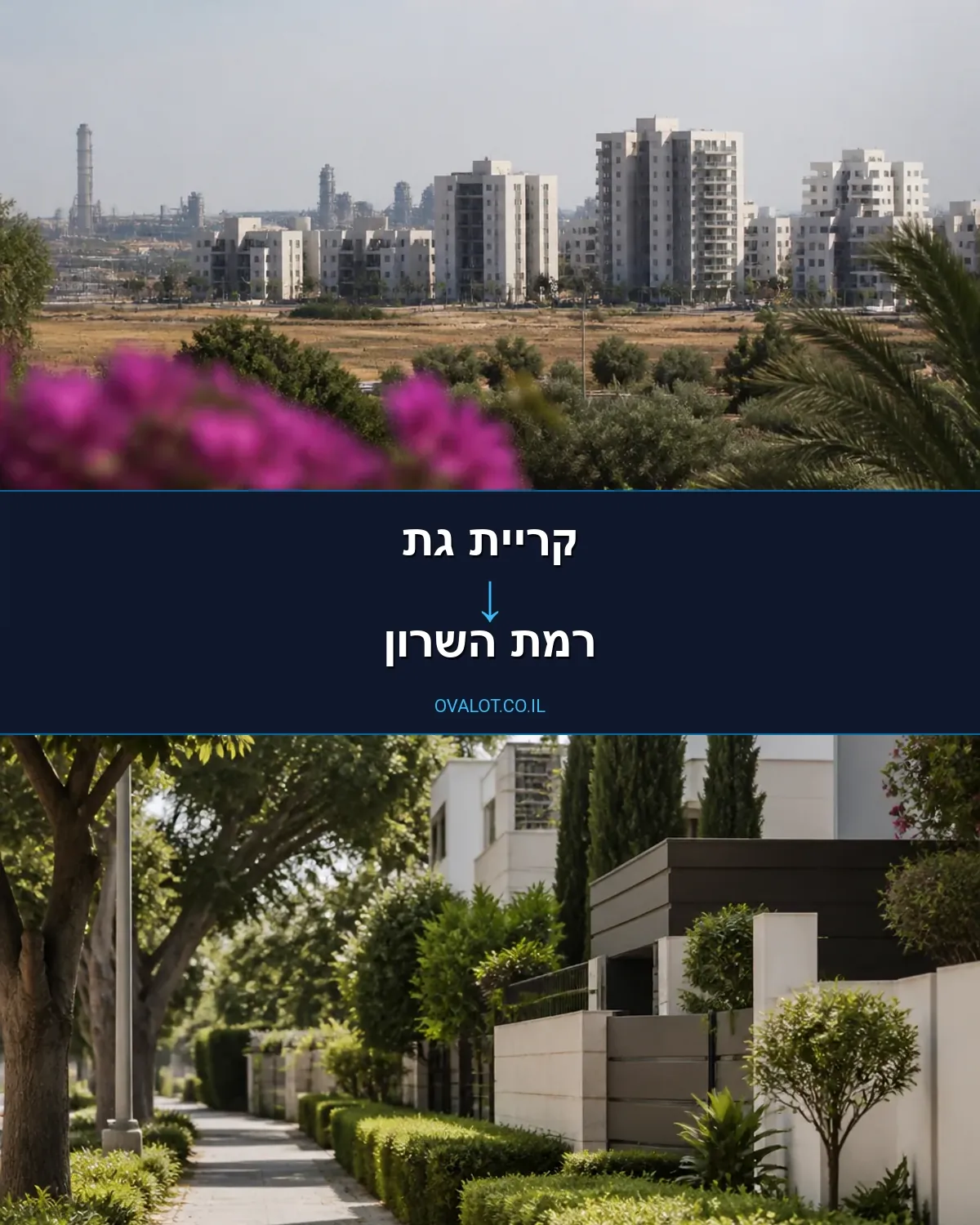 הובלות דירה מקריית גת לרמת השרון