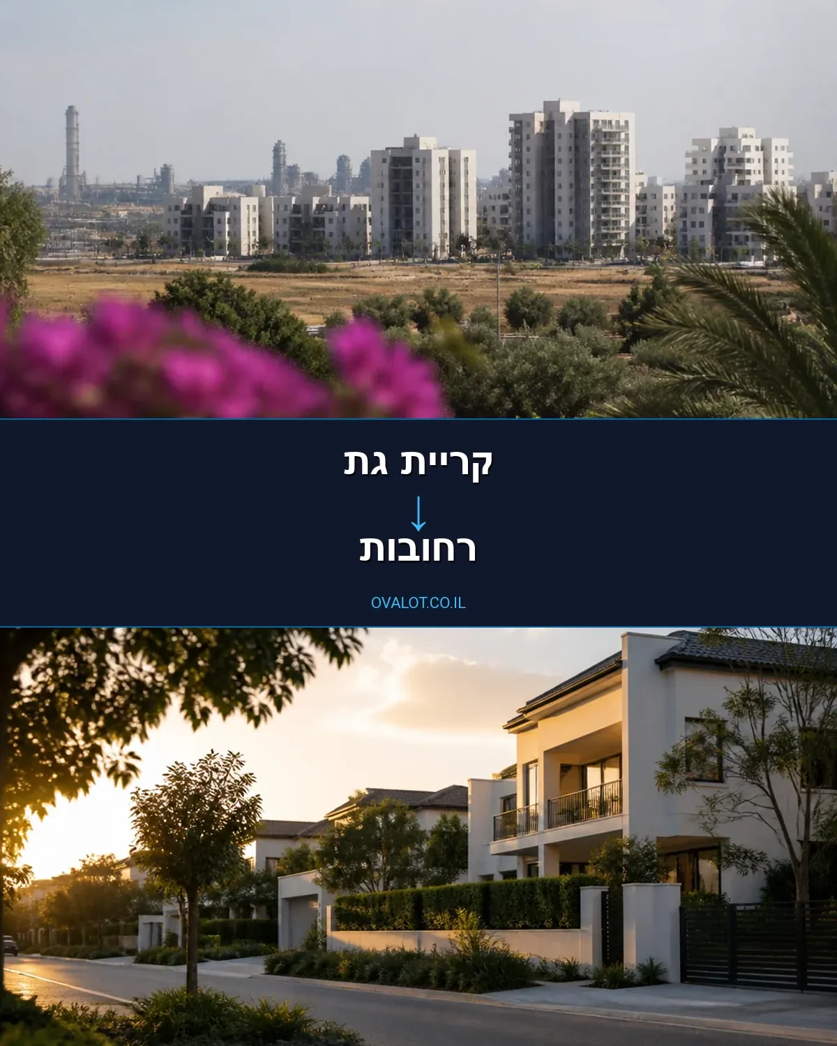 הובלות בתים פרטיים מקריית גת לרחובות