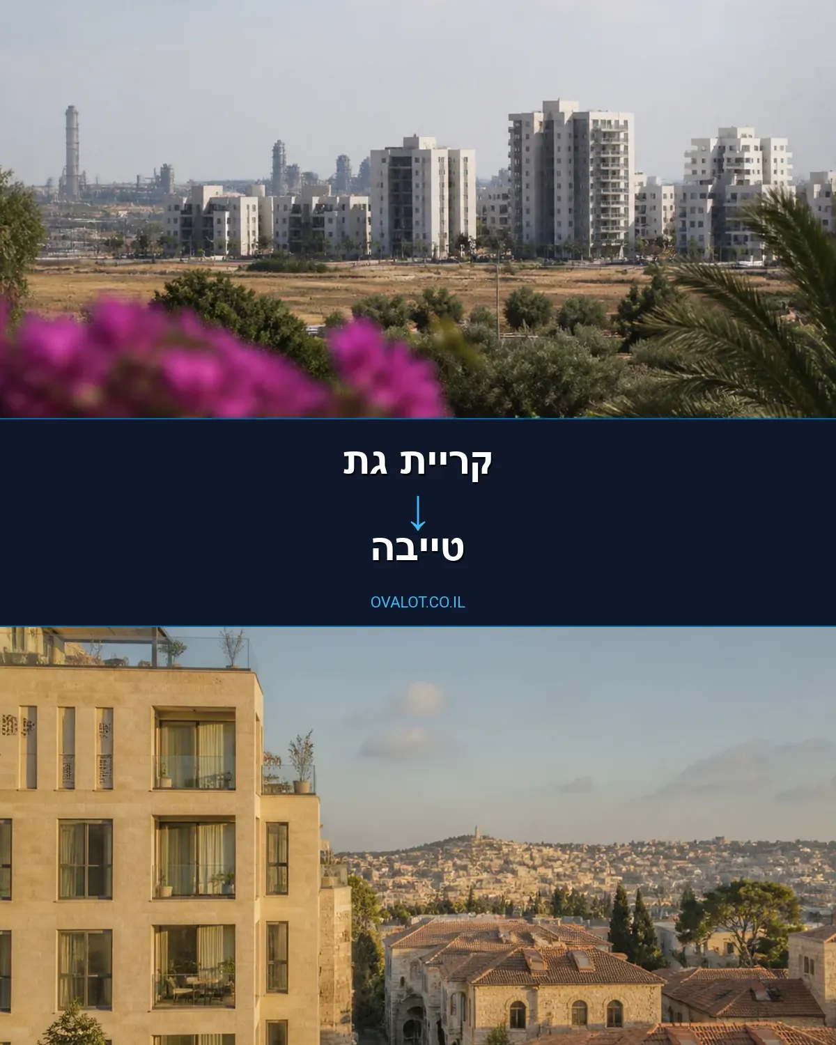 הובלות עם מנוף מקריית גת לטייבה