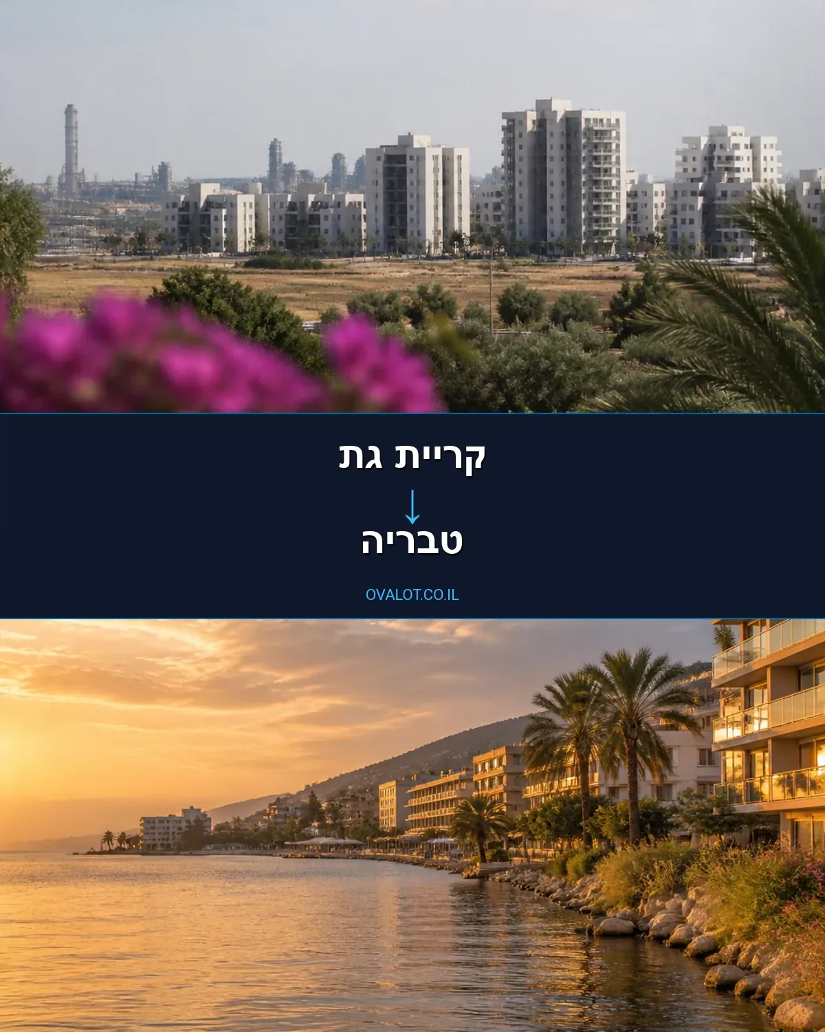 הובלות בתים פרטיים מקריית גת לטבריה