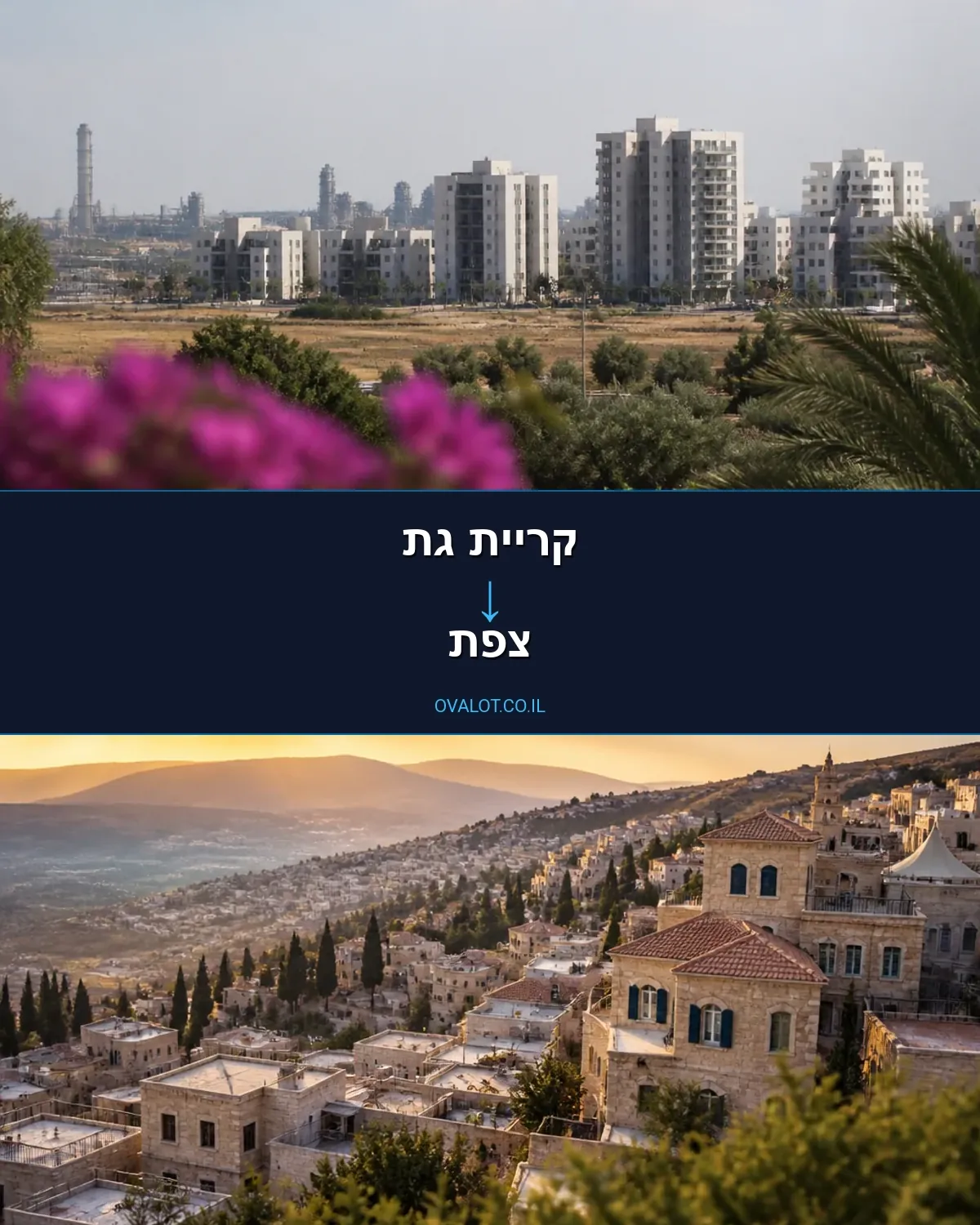 הובלות עם מעלית מקריית גת לצפת
