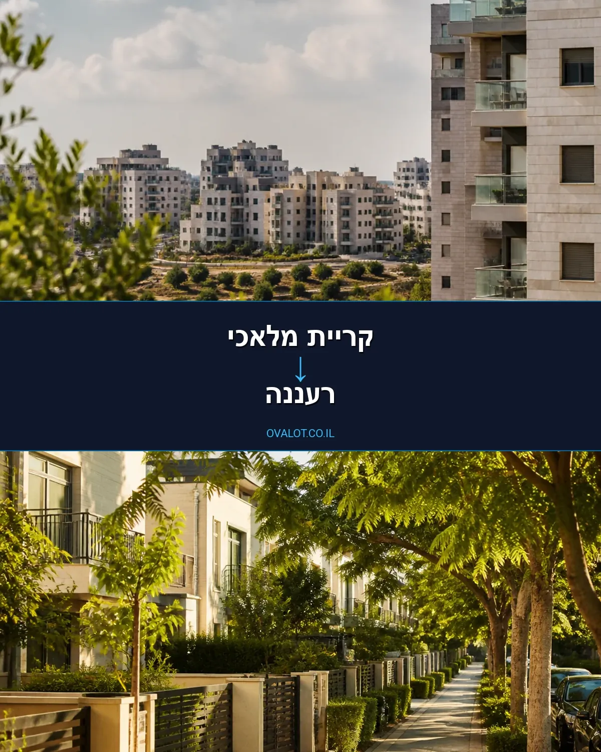 הובלות בתים פרטיים מקריית מלאכי לרעננה