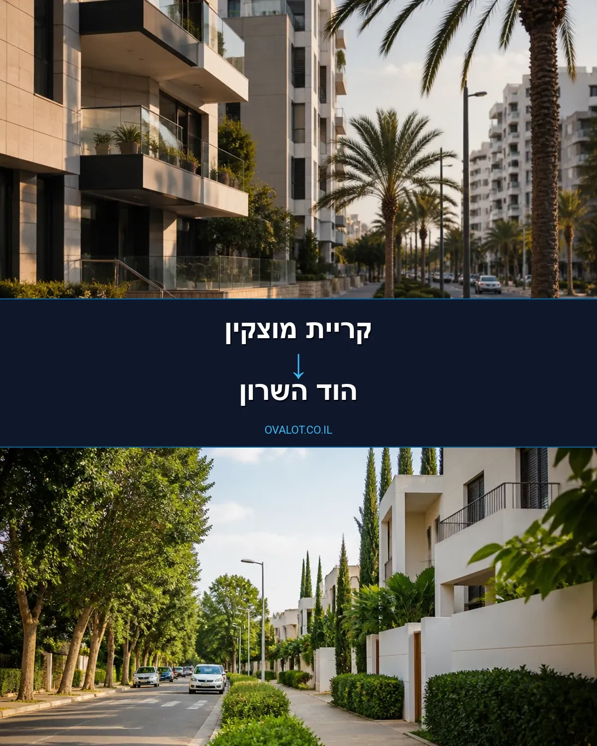 הובלות דירה מקריית מוצקין להוד השרון