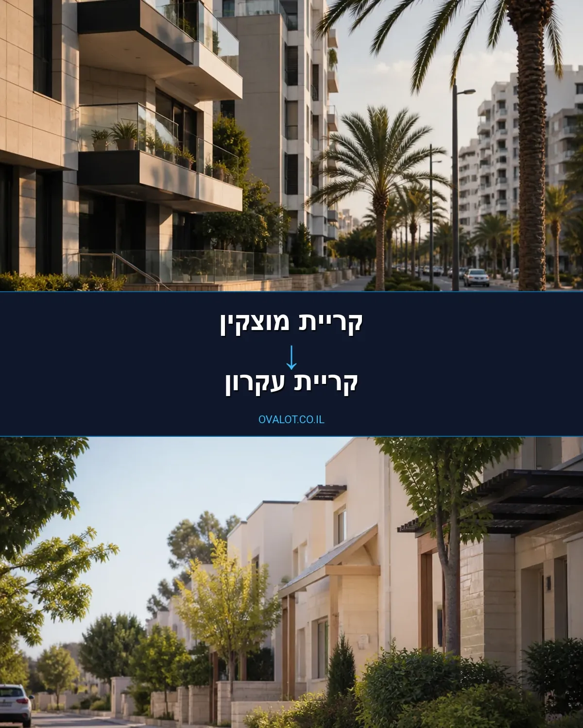 הובלות דירה מקריית מוצקין לקריית עקרון