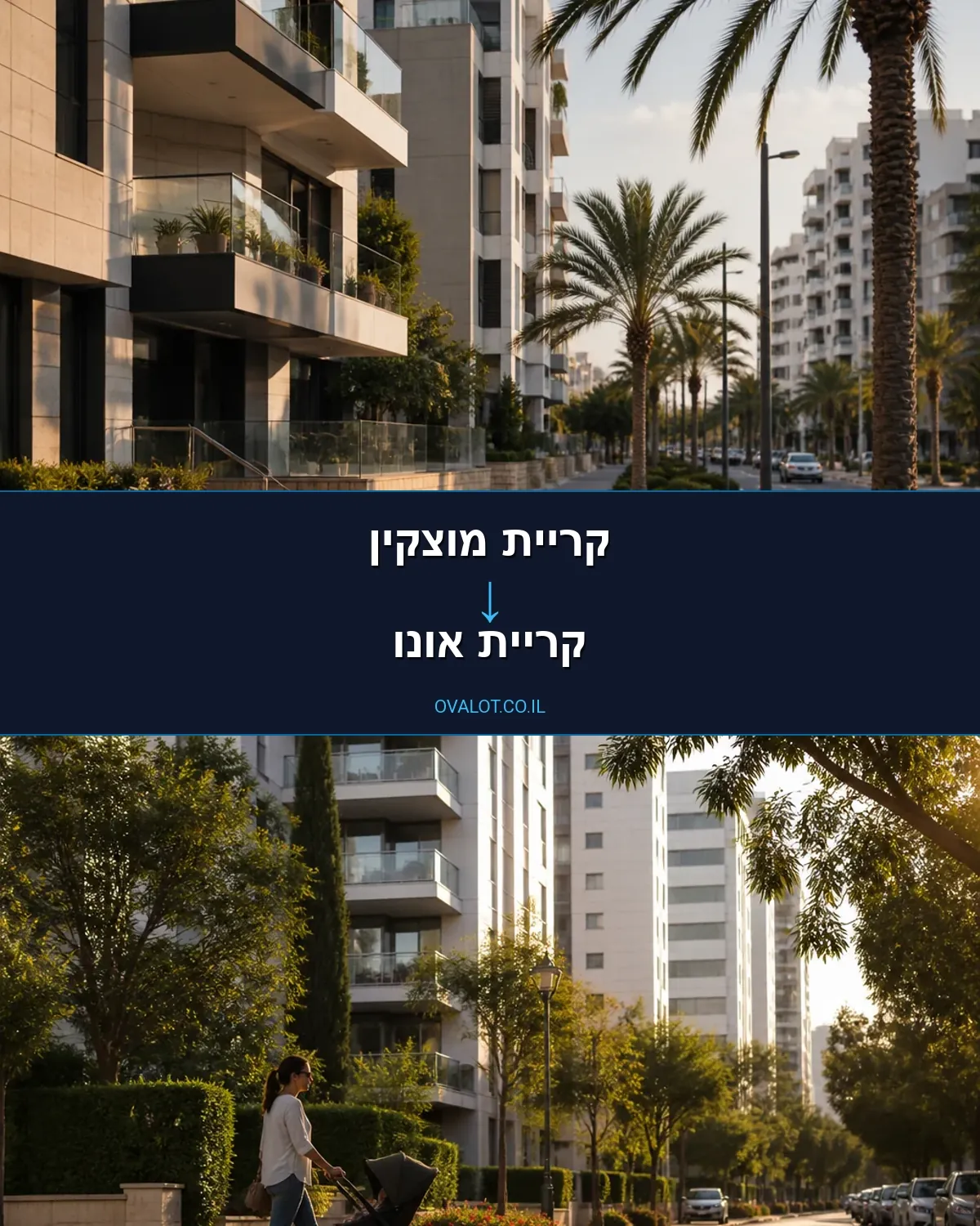 הובלות דירה מקריית מוצקין לקריית אונו
