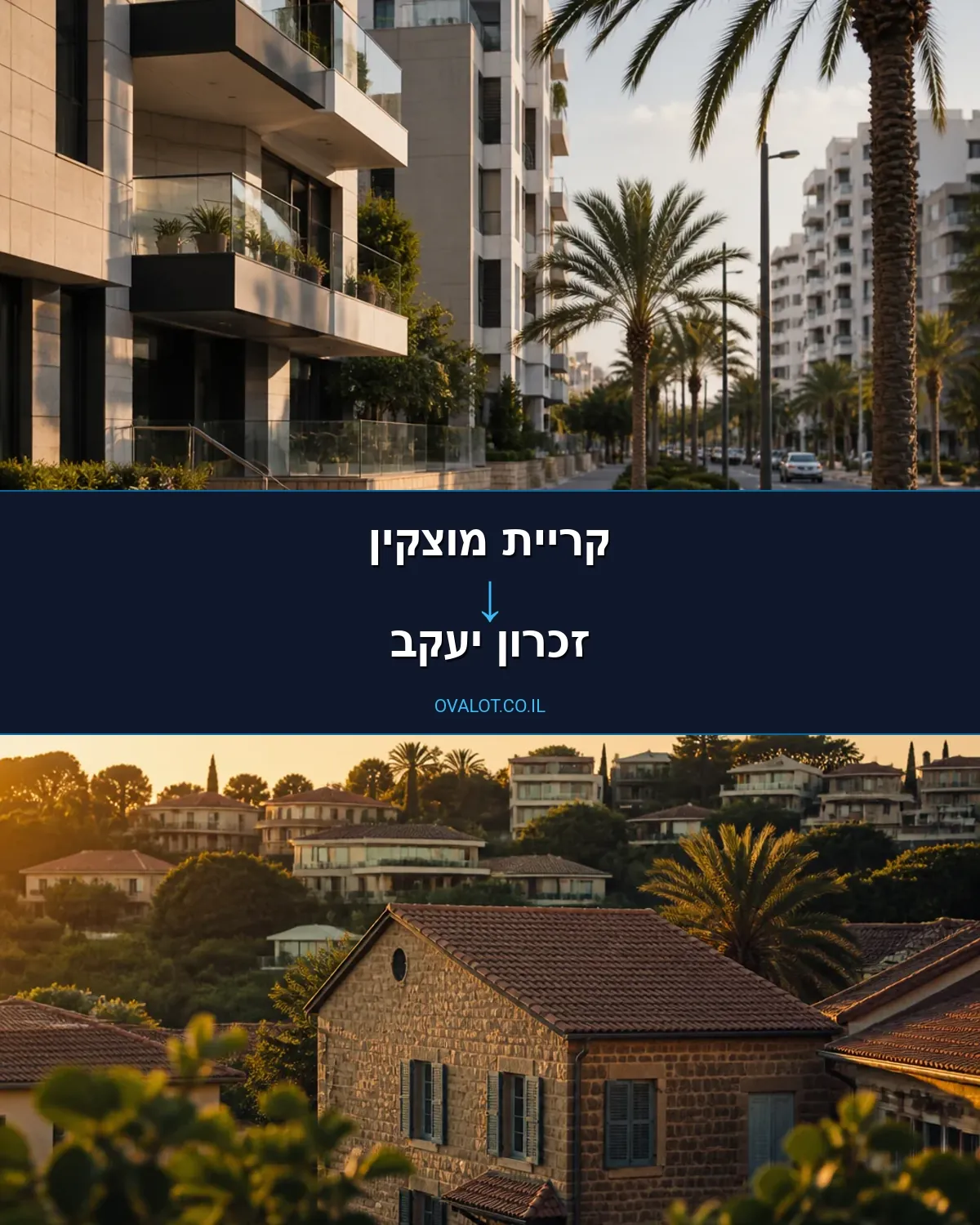 הובלות דירה מקריית מוצקין לזכרון יעקב