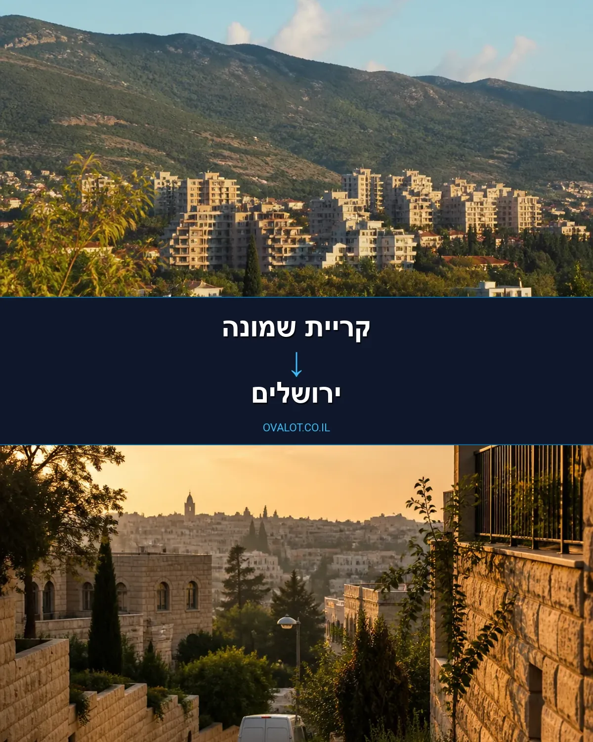 הובלות עם מנוף מקריית שמונה לירושלים