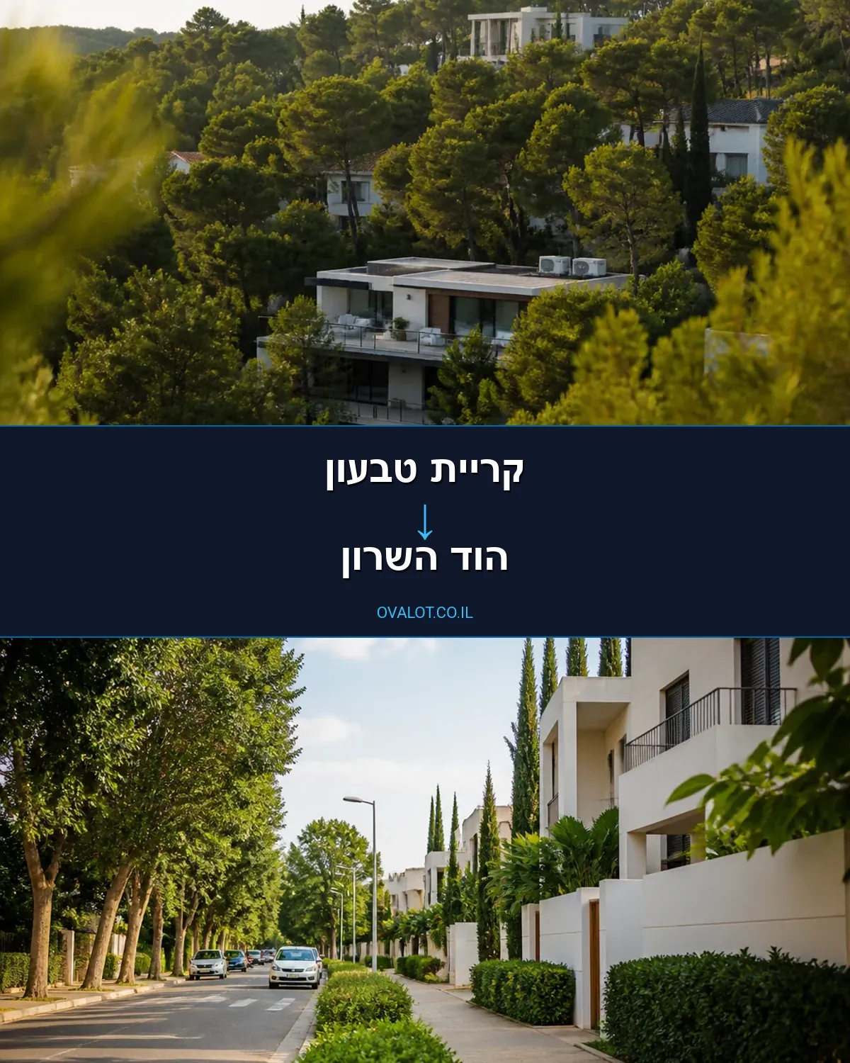 הובלות בתים פרטיים מקריית טבעון להוד השרון