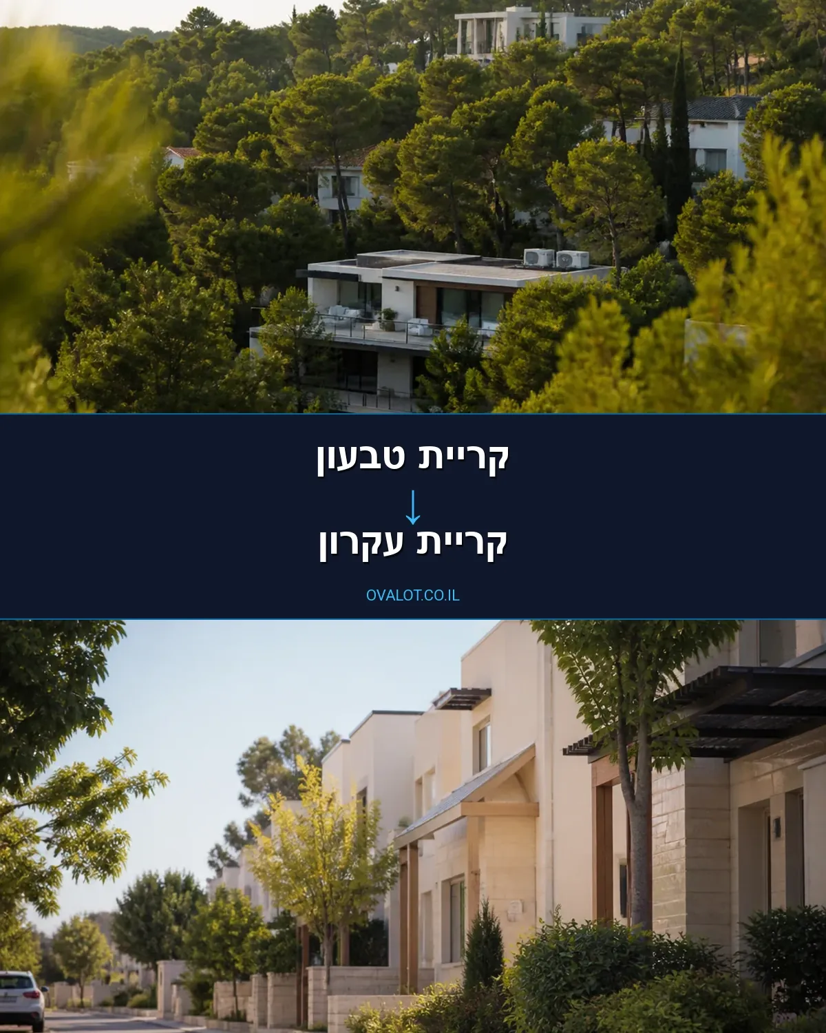 הובלות דירה מקריית טבעון לקריית עקרון