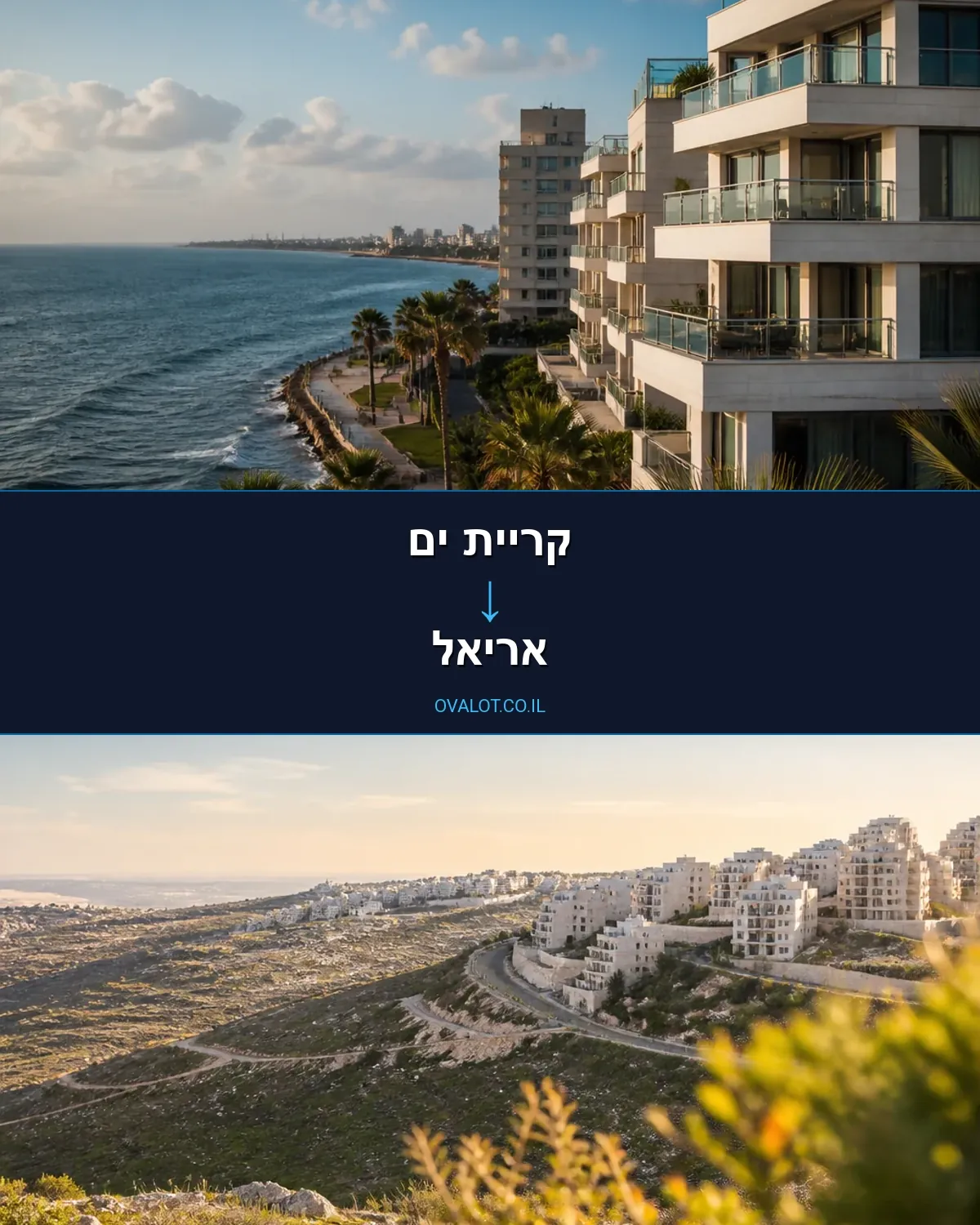 הובלות עם מנוף מקריית ים לאריאל